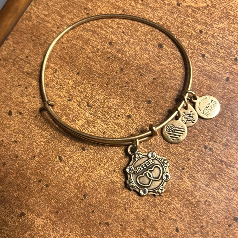 Alex and Ani Sister Bracelet Gold Energy